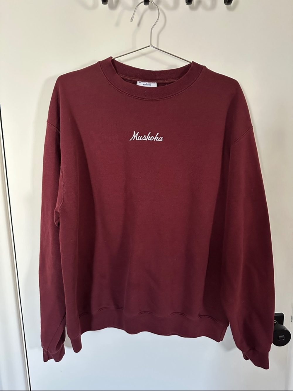 Champion Men's Crewneck Sweatshirt - Burgundy